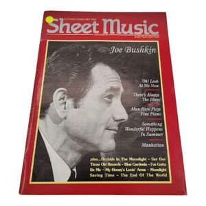 Sheet Music Magazine  January/February 1996 Joe Bushkin Standard Piano Edition